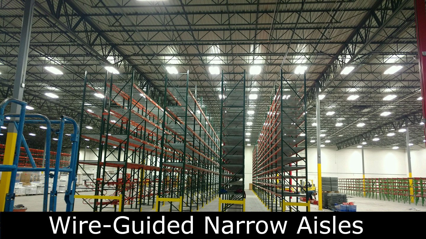 wire guided narrow aisles